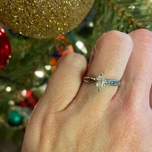 Marquise-Cut Diamond Ring